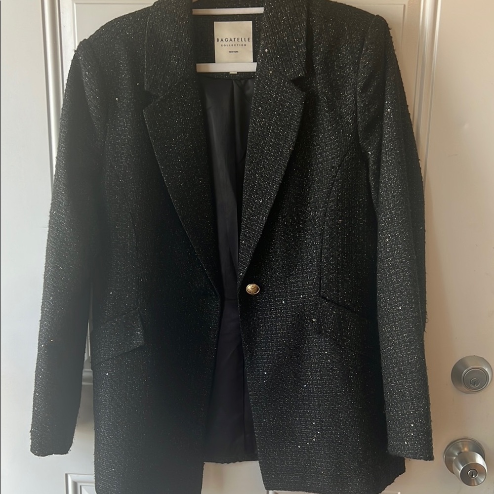 Bagatelle Black Blazer Classic Suit Jacket
